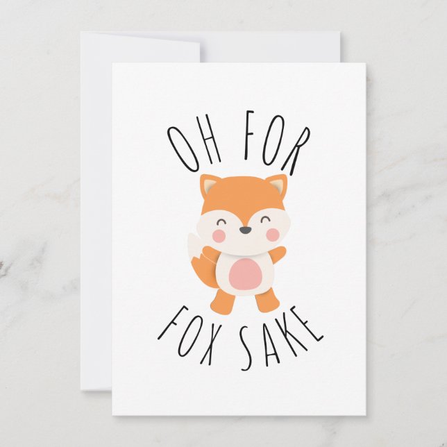 Oh para Fox Sake (Frente)