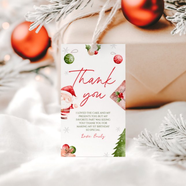 Oh, Que Bela Etiqueta De Aniversário De Natal (Criador carregado)