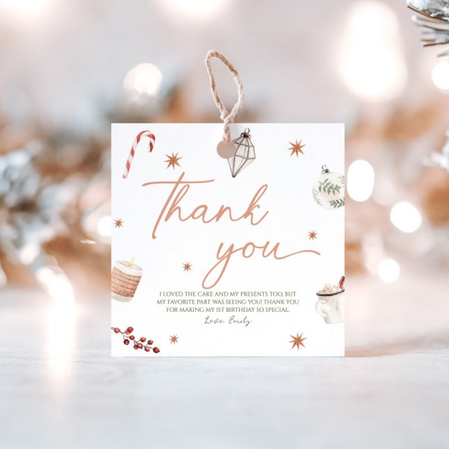 Oh, Que Bela Etiqueta De Aniversário De Natal (Criador carregado)