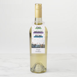 Oh Que Cor Divertida Bloquear A Etiqueta De Festa 