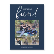 Oh, Que Feriado Feriado Foto Moderno Natal Azul