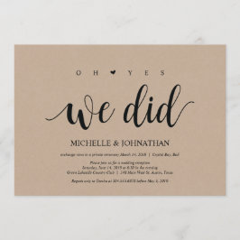 oh sim, fizemos cartões de convite de fuga para o 