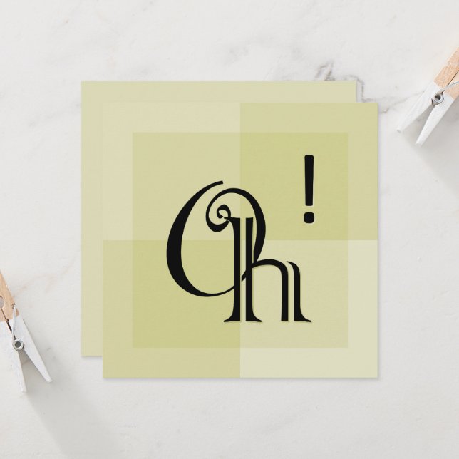 Oh! Tipografia Expressiva Moderna, Ocasião Toda (Frente/Verso In Situ)