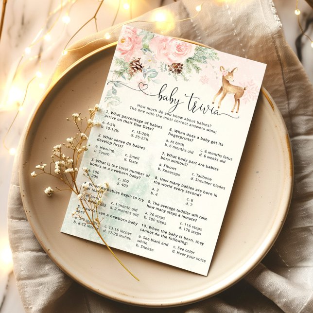 Oh veer inverno caligrafia bebê jogo trivialidades (Criador carregado)