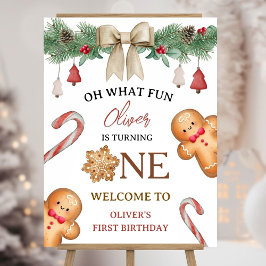 Oh What Fun Christmas Cookies 1st Birthday Welcome