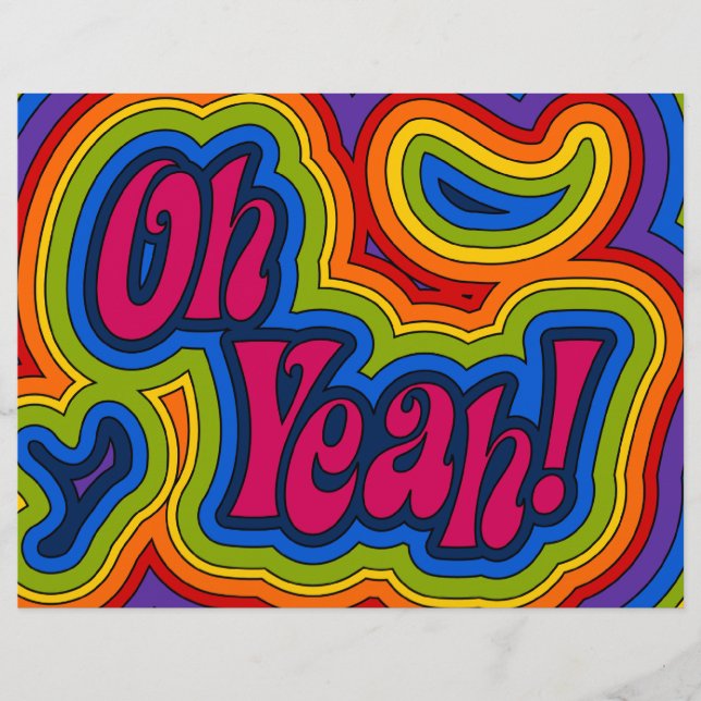 Oh Yeah! Flyer (Frente)