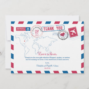 Ohio Air Mail Agradecimento de Casamento