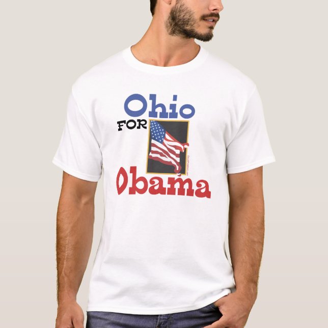 Ohio para a camiseta de Obama (Frente)