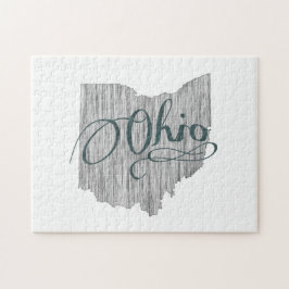 Ohio State Typografia Jigsee Quebra-cabeça