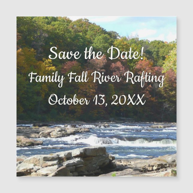 Ohiopyle River Rapids in Fall Pennsylvania Autumn (Frente)