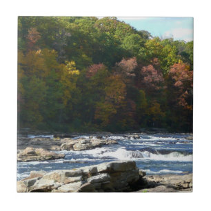 Ohiopyle River Rapids in Fall Pennsylvania Autumn