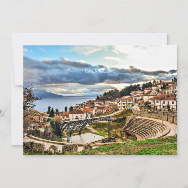 Ohrid, paisagem da Macedônia (Frente)