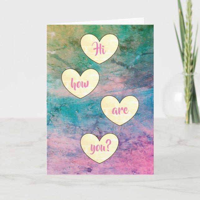 Oi. Como você está com o cartão do dalDesignNZ (Frente)