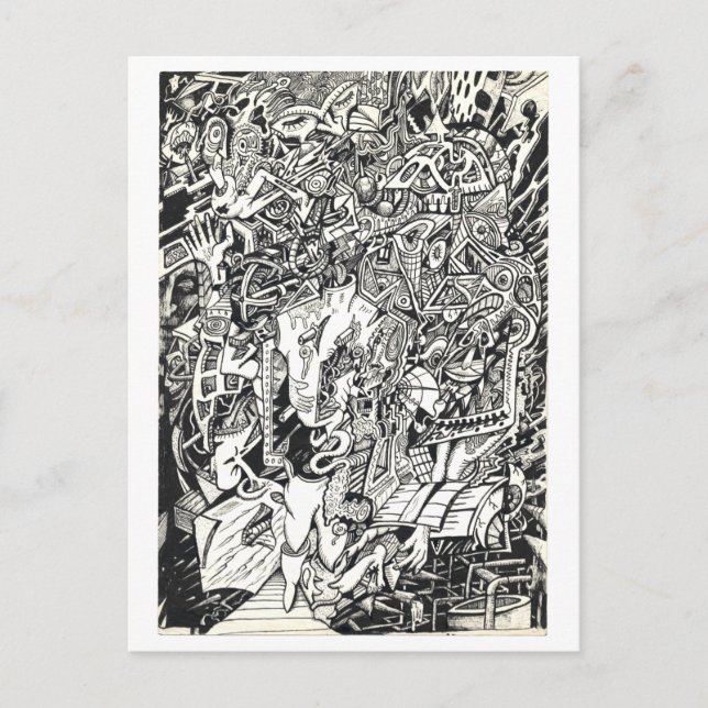 "Oi!", por Brian Benson Cartão postal (Frente)