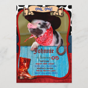 Oink - Convite para Suínos