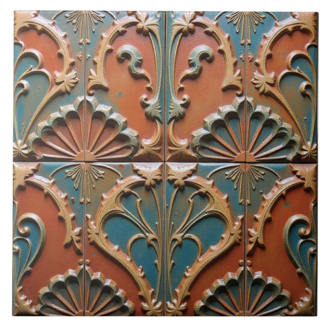 Oitavado de Azulejo Deco (Frente)