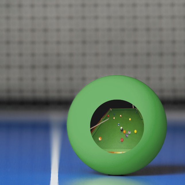 Oito Pintura De Mesa Com Bolas E Cues, (Líquido)