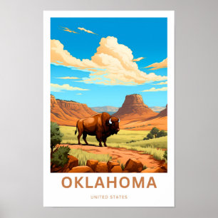 Oklahoma Estados Unidos Viagem Impressão