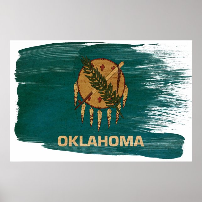 Oklahoma Flag Posters (Frente)