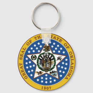 Oklahoma Seal Chaveiro
