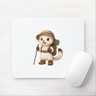 Okojo Adventure Mouse Pad – Kawaii Japanese Stoat