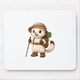 Okojo Adventure Mouse Pad – Kawaii Japanese Stoat