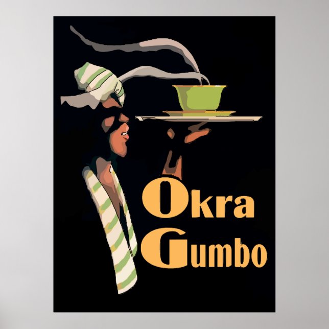 Okra Gumbo Poster (Frente)