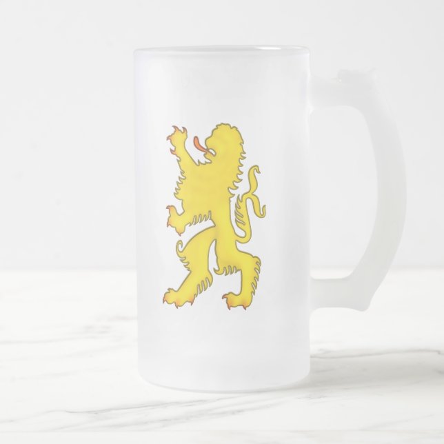 Oktoberfest Bavarian Lion Beer Caneca de cerveja - (Direita)