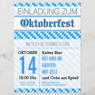Oktoberfest convite