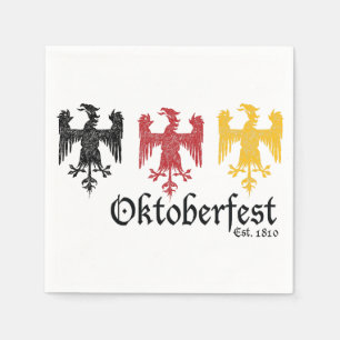 Oktoberfest Est. 1810 guardanapo de papel