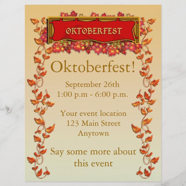 Oktoberfest Flyer (Frente)