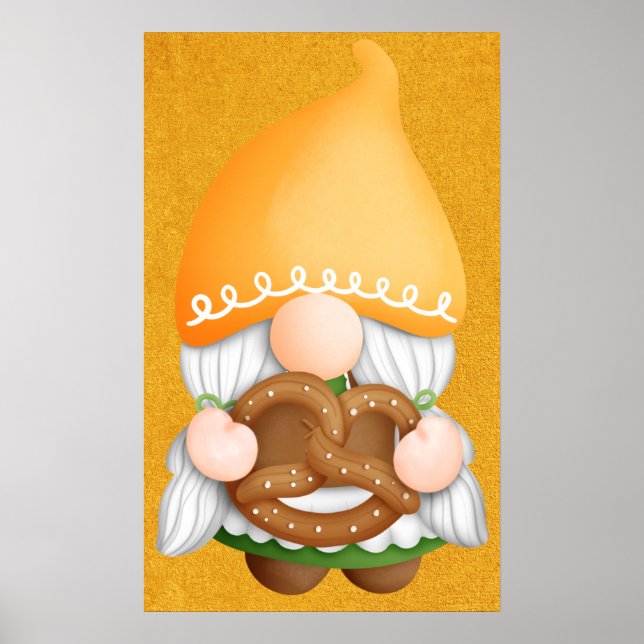Oktoberfest Gnome Poster (Frente)