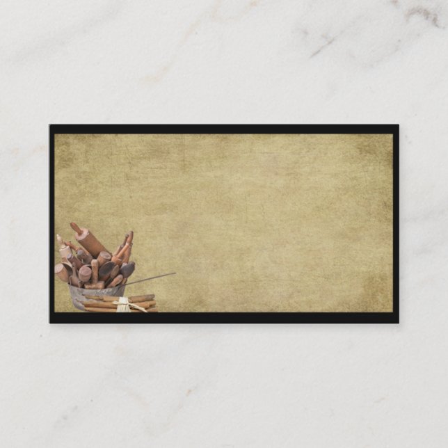 Ol formou a Cookin'- cartões de negócios Prim (Frente)