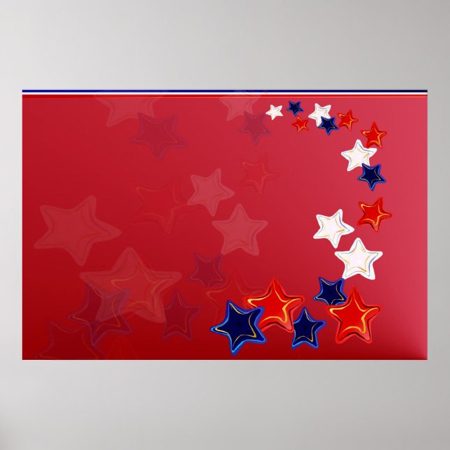 Ol' Glory Stars Poster (Frente)