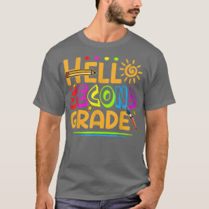Olá, 2º ano Camisa Diversão Grau de segundo Volta