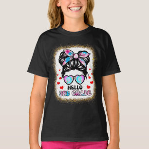 Olá, 3º ano de volta à camisa de T-Shirt escolar