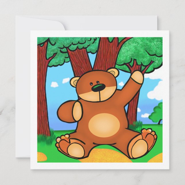 Olá amigo: Urso na Campina (Frente)