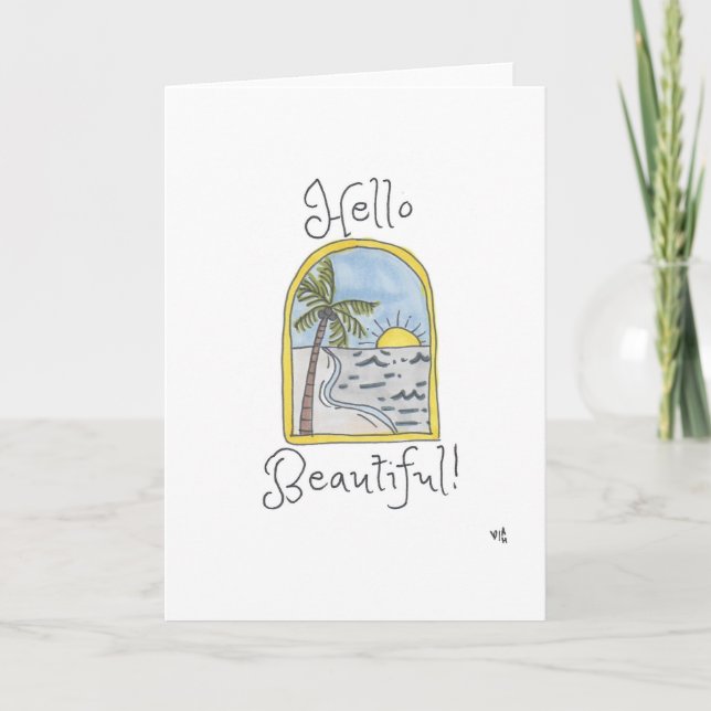 Olá, Belo Cartão (Frente)