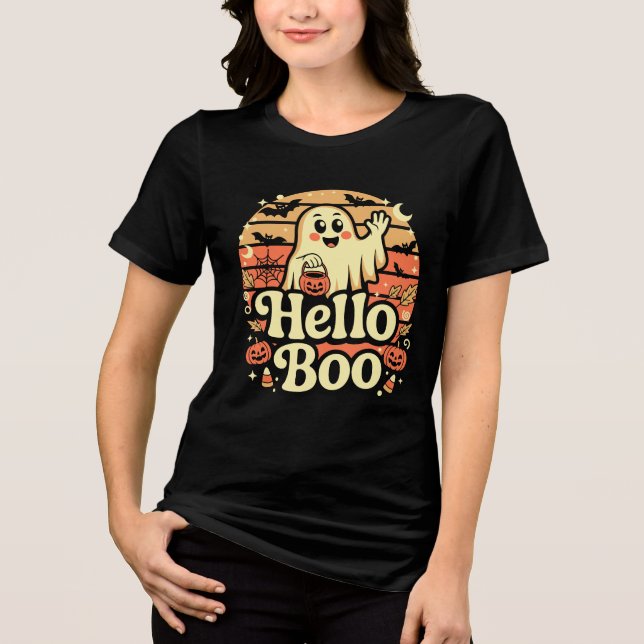 Olá Boo Fantasma Fofo (Frente)