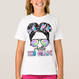 Olá Cabelo Mensageiro De segundo De Volta À Camisa