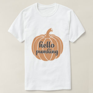 Olá Camiseta Abóbora
