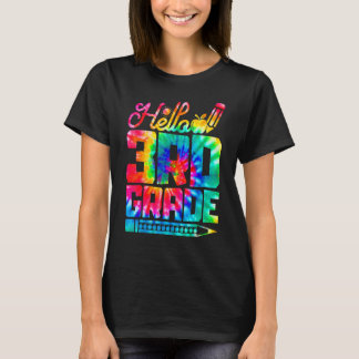 Olá Camiseta Tie Dye de 3ª Série para o Primeiro D