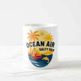 Olá, caneca de sol de verão