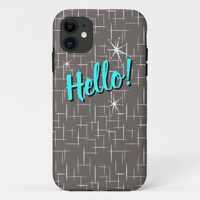 Olá! Capas de iphone de gabinete (Verso)
