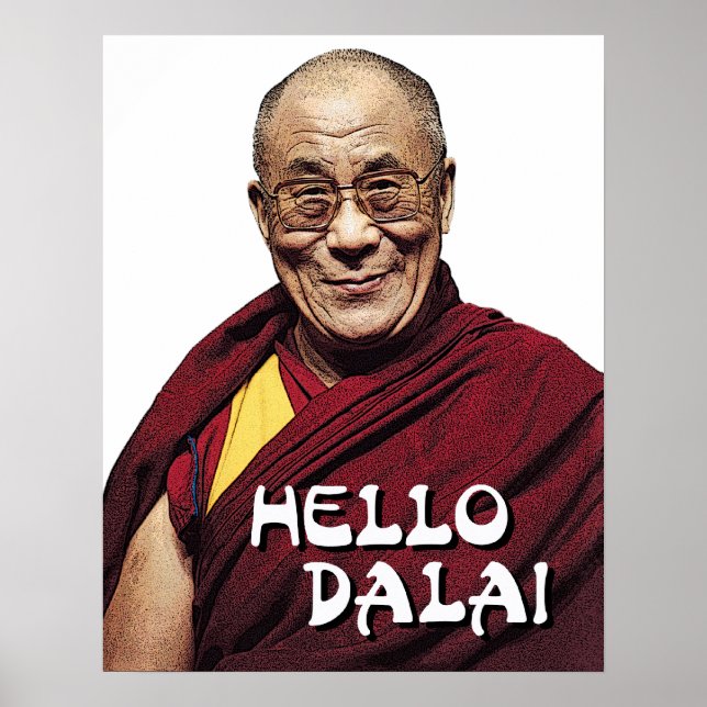 Olá Dalai poster (Frente)