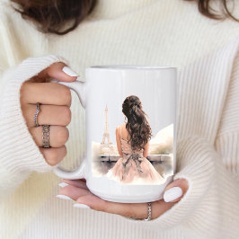 Olá de Caneca de Café de Paris