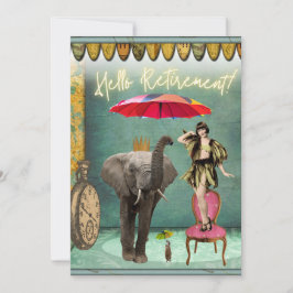 Olá, Diversão de aposentadoria e placa plana funky