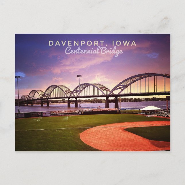 Olá Do Cartão Postal De Iowa (Frente)