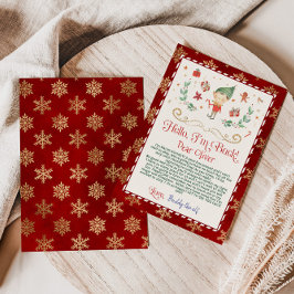 Olá do seu cartão de elfo