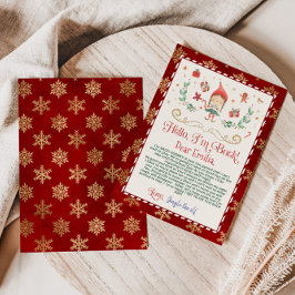 Olá do seu cartão de elfo